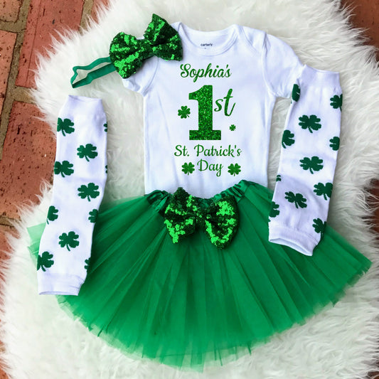 Women's St. Patrick's Day Shirt with Lucky Clover – funmunchkins