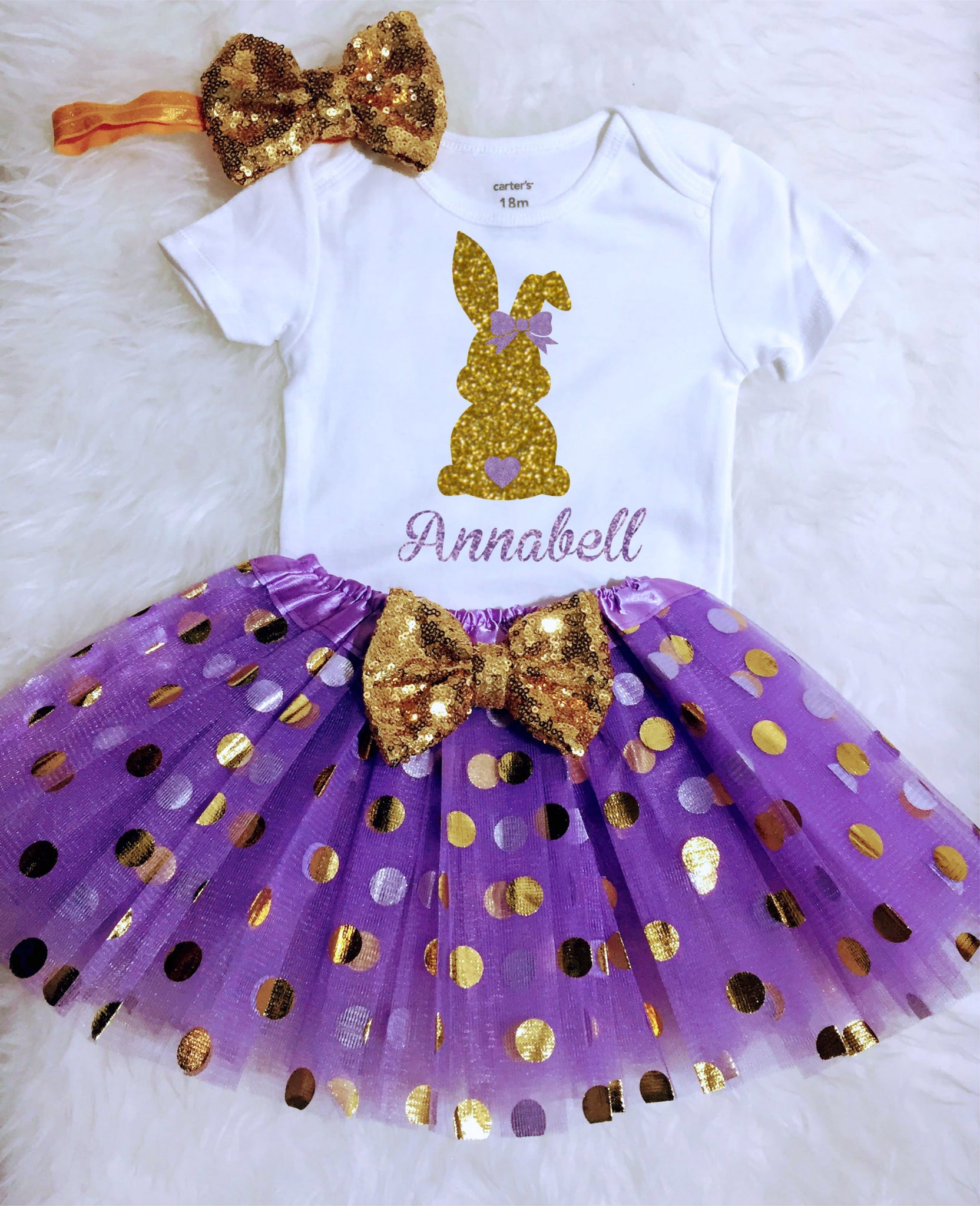 girls purple easter dress