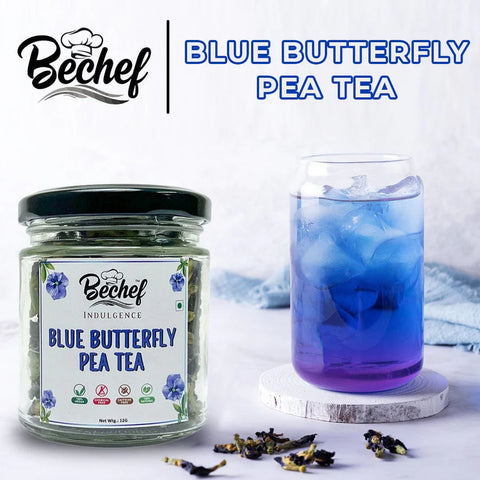 blue pea tea images