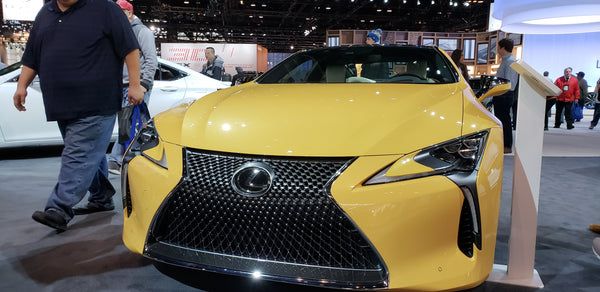 yellow lexus