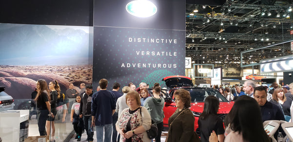 people at 2019 Chicago auto show