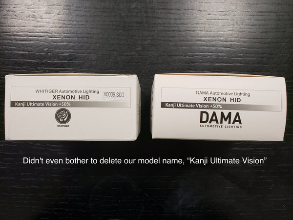Fake vs. genuine DAMA D3S