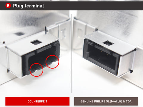 Fake Philips D3S vs. Real Philips D3S HID bulbs