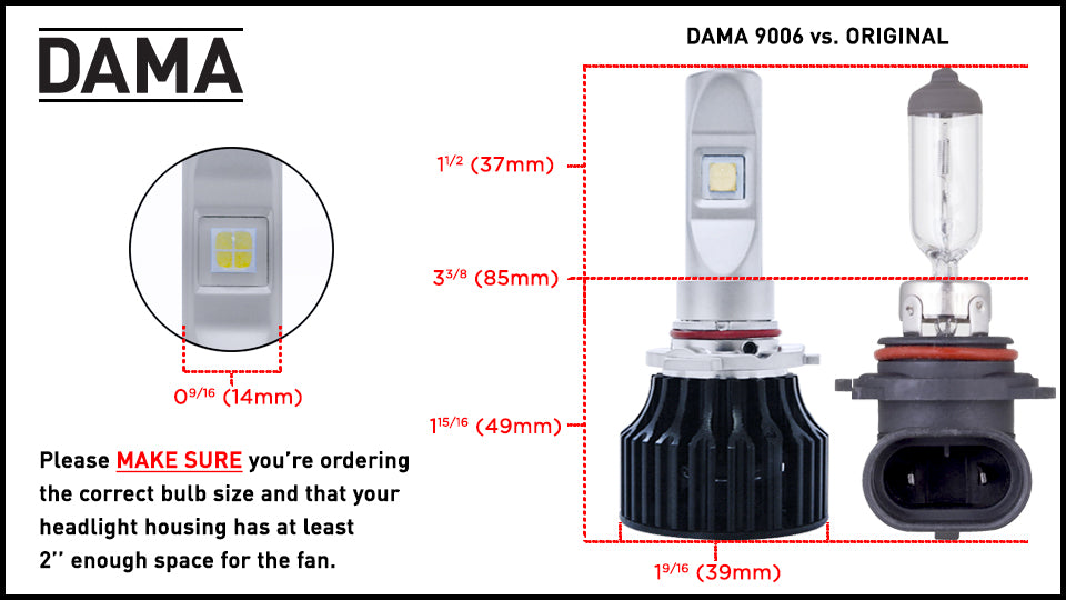 Measurements of DAMA LED