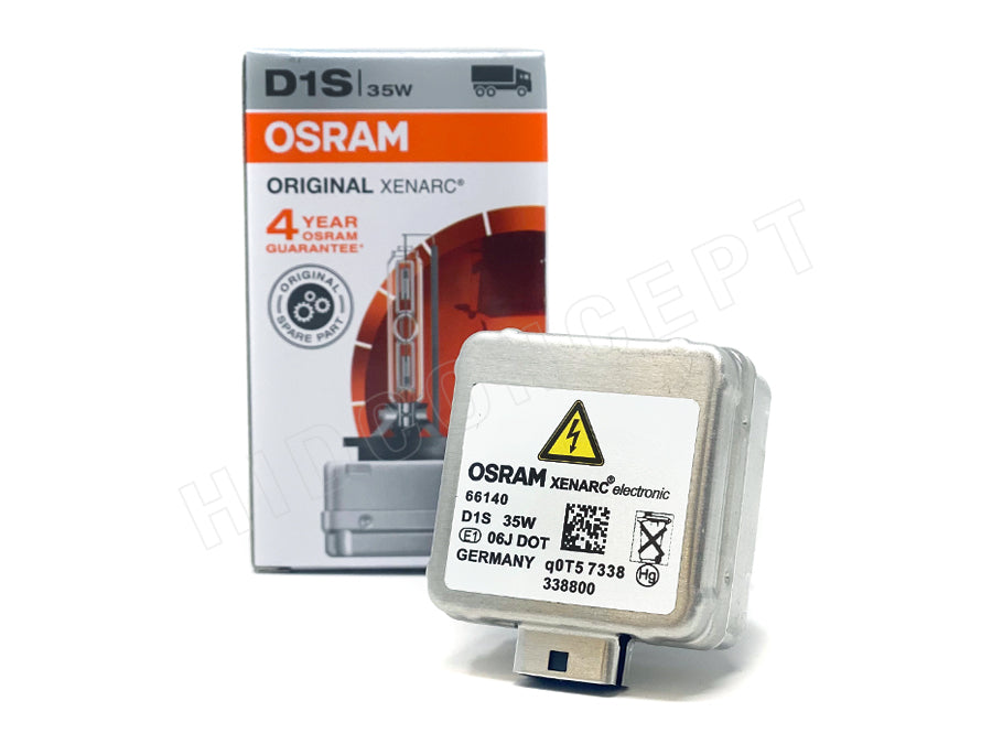 Osram D1S Xenarc OEM 4300K HID Xenon Headlight Bulb 66140 35W DOT Germany  1-Pack