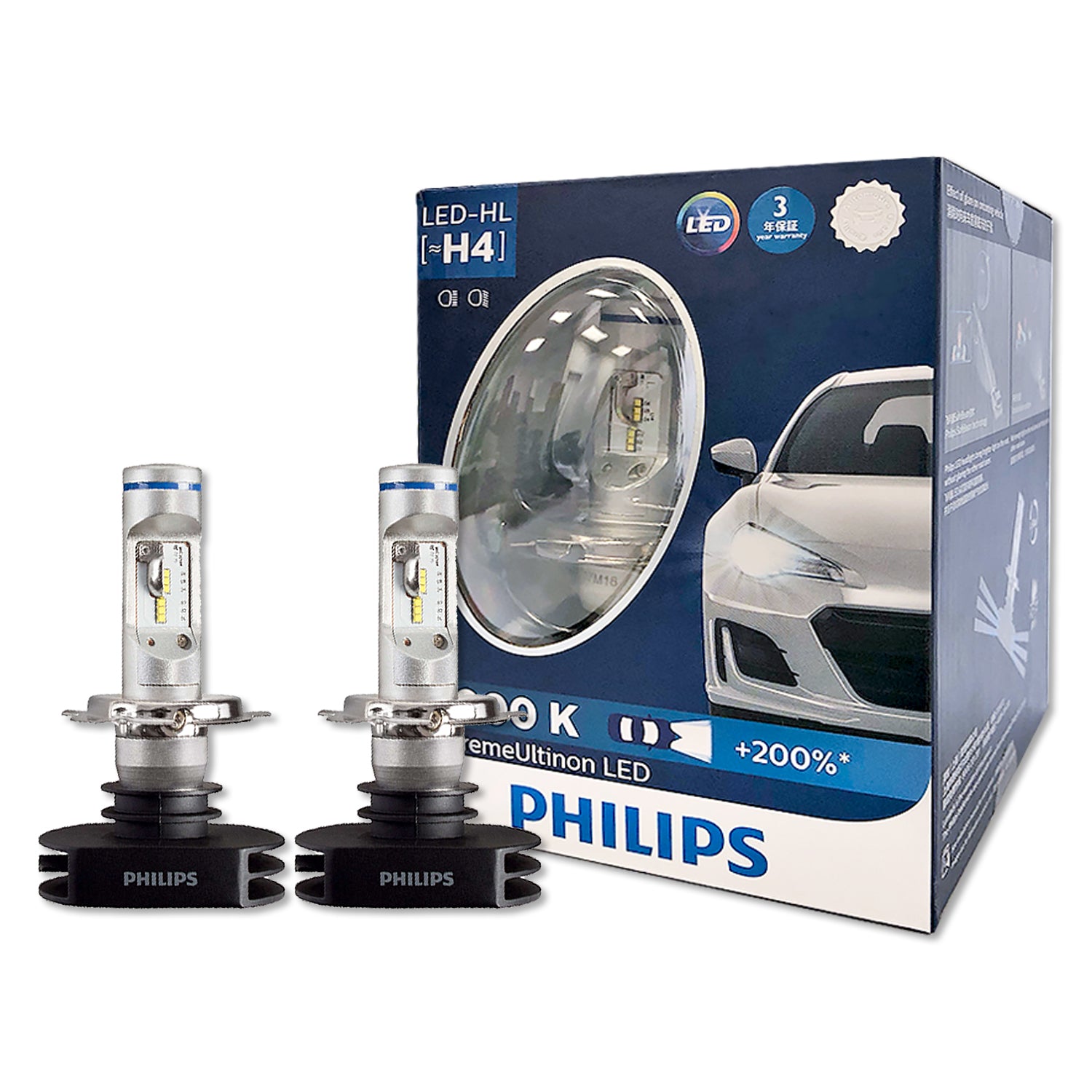 9003 H4 Philips 12953BWX2 X-tremeUltinon LED Bulbs –