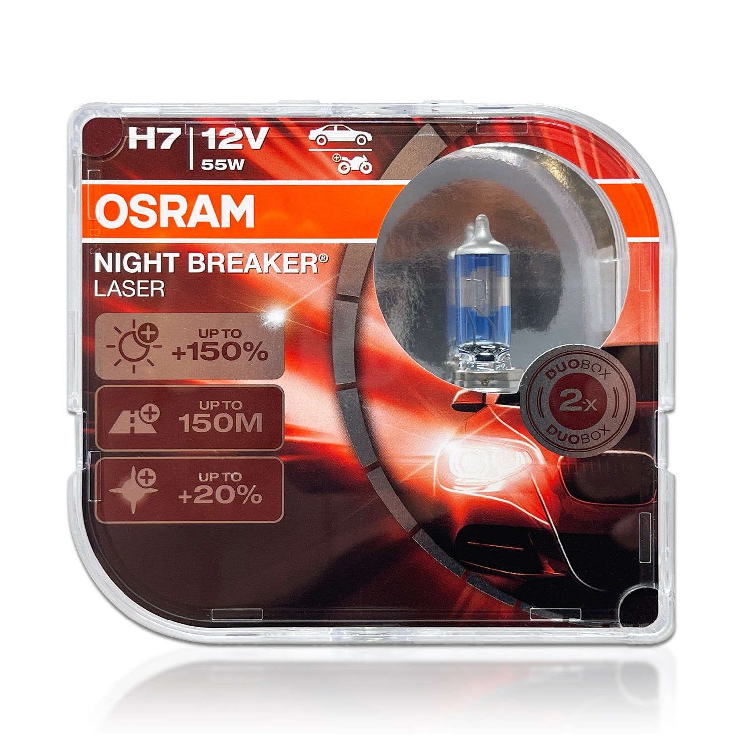ocio ponerse nervioso cobre H7: Osram 64210NL Night Breaker Laser Halogen Bulbs – HID CONCEPT