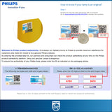 Instruction in checking the authenticity of Philips HID bulb