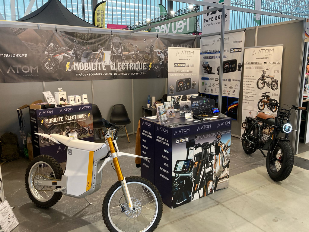 CHIGEE and Atom Motors Exhibiting at the French Foire Internationale de Toulouse in France