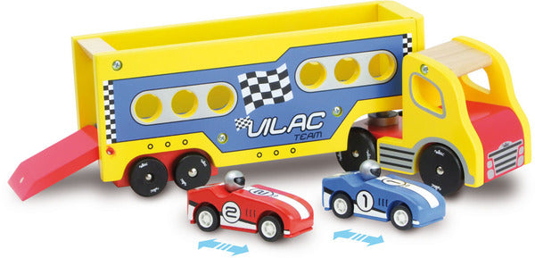 lorry with cars toys