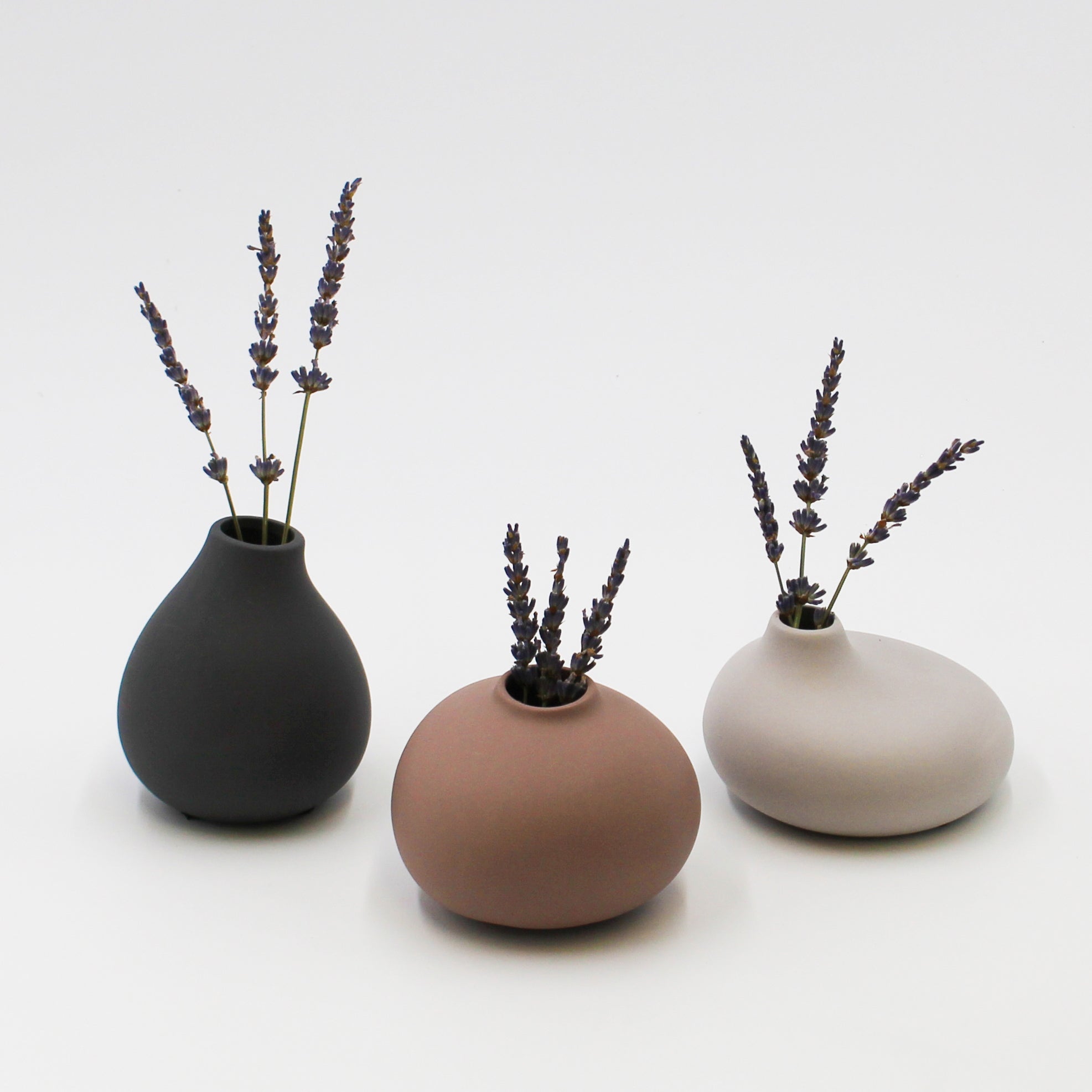 Triple Rounded Handmade Vase Selection – Magic Flower Company