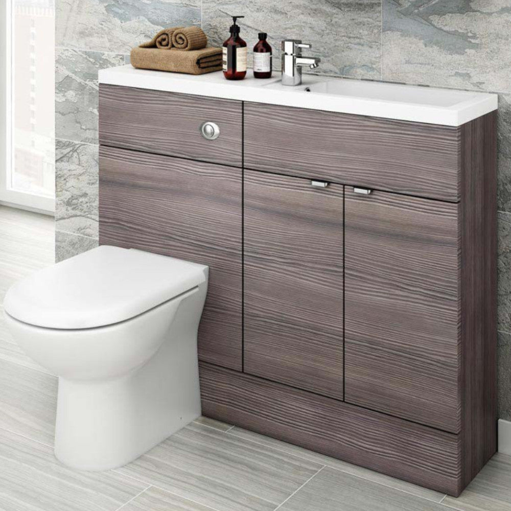 Fusion Slimline 1100mm Combination Vanity Unit Basin Idealplumbing