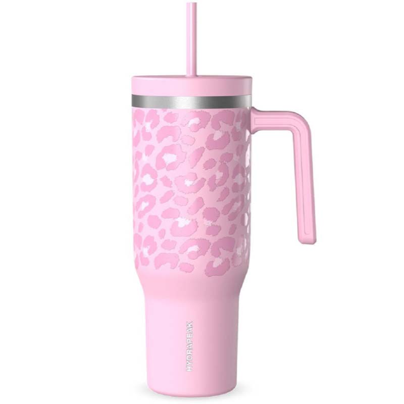 Summit 20oz 'powder Coat And 4d Blush Leopard' Portable Drinkware