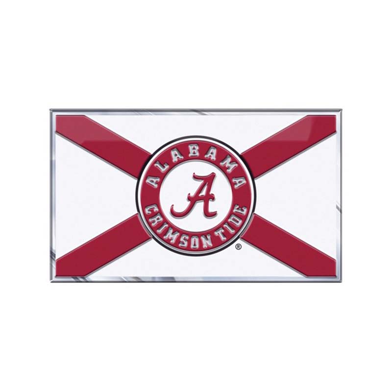  Alabama Embossed State Flag Emblem 