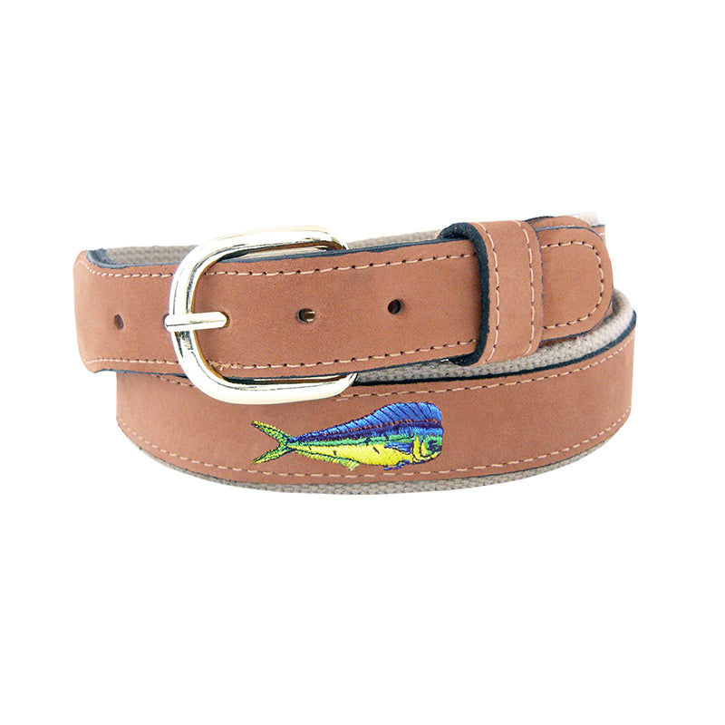 ZEP-PRO Dolphin Leather Belt | Palmetto Moon