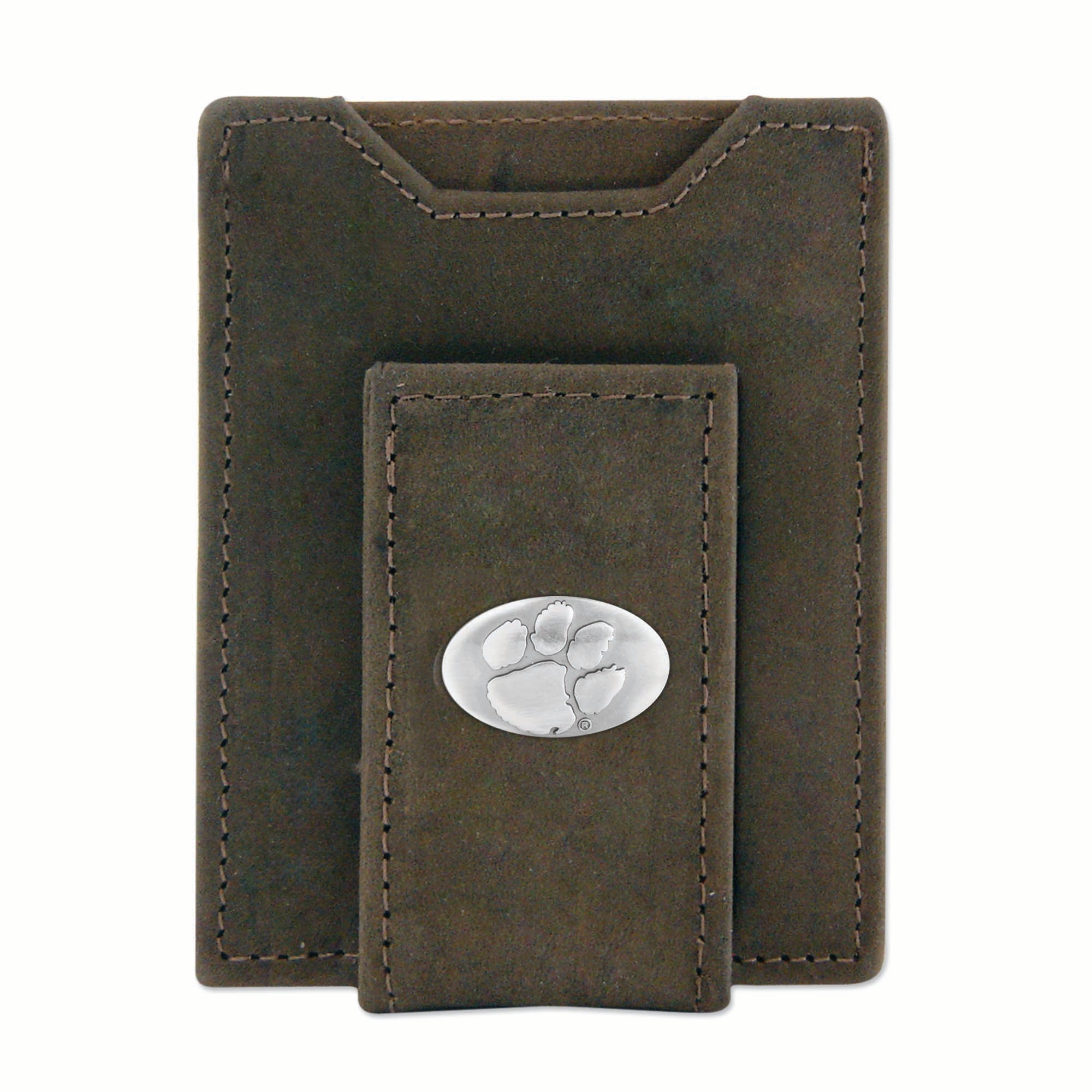  Clemson Concho Leather Clip 