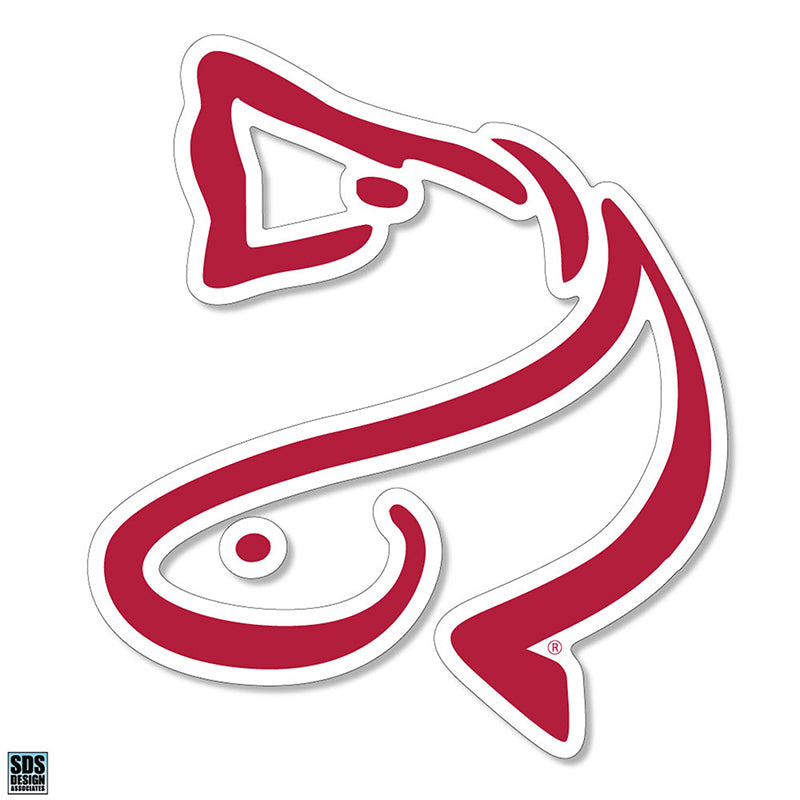  Mini 2 inch Charleston Angler Red Drum Vinyl Decal 