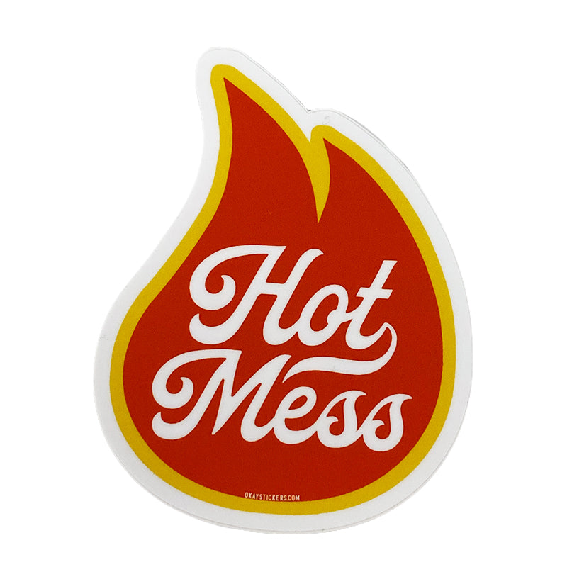  Hot Mess Flame Decal 