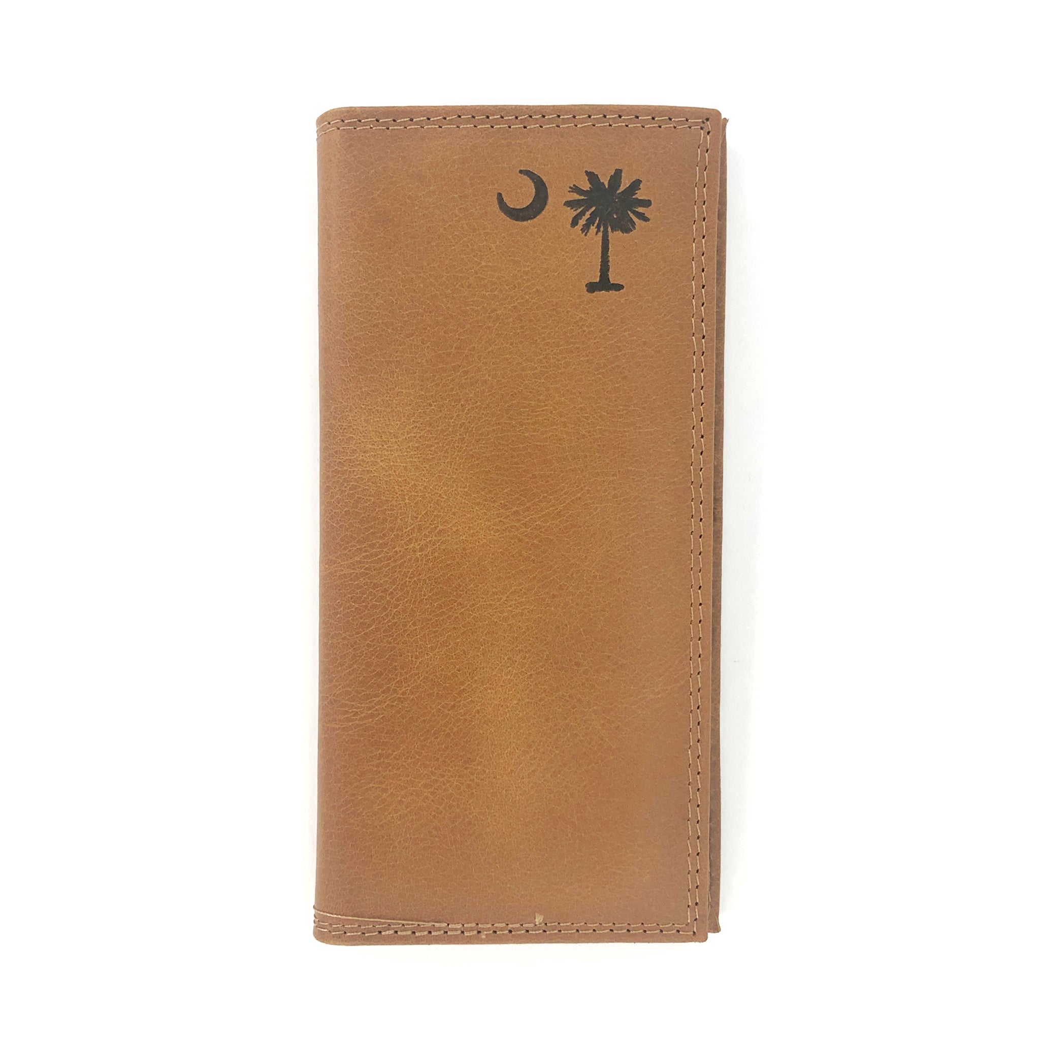  Palm Tree Embossed Roper Wallet 