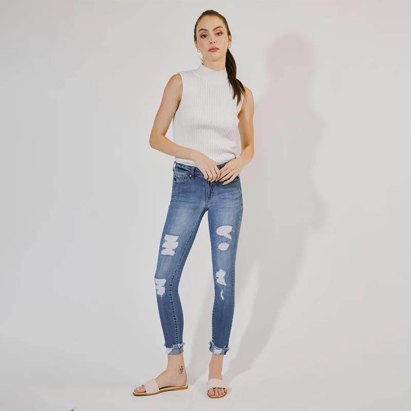  Florence Mid Rise Skinny Jeans 