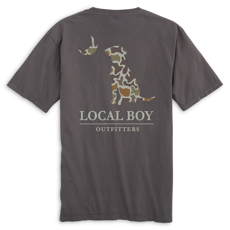  Localflage Dog Moon Short Sleeve T-Shirt 