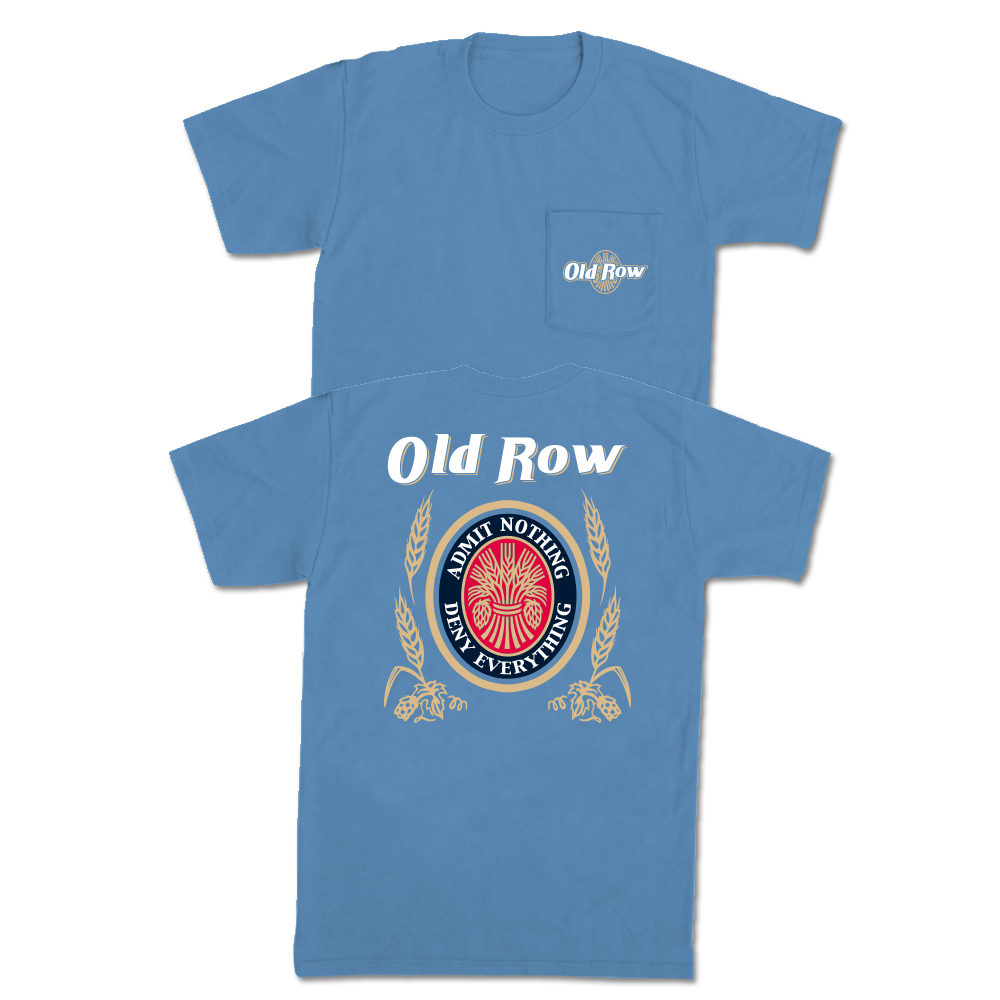 Old Row Retro Can Pocket T-Shirt in Denim | Palmetto Moon