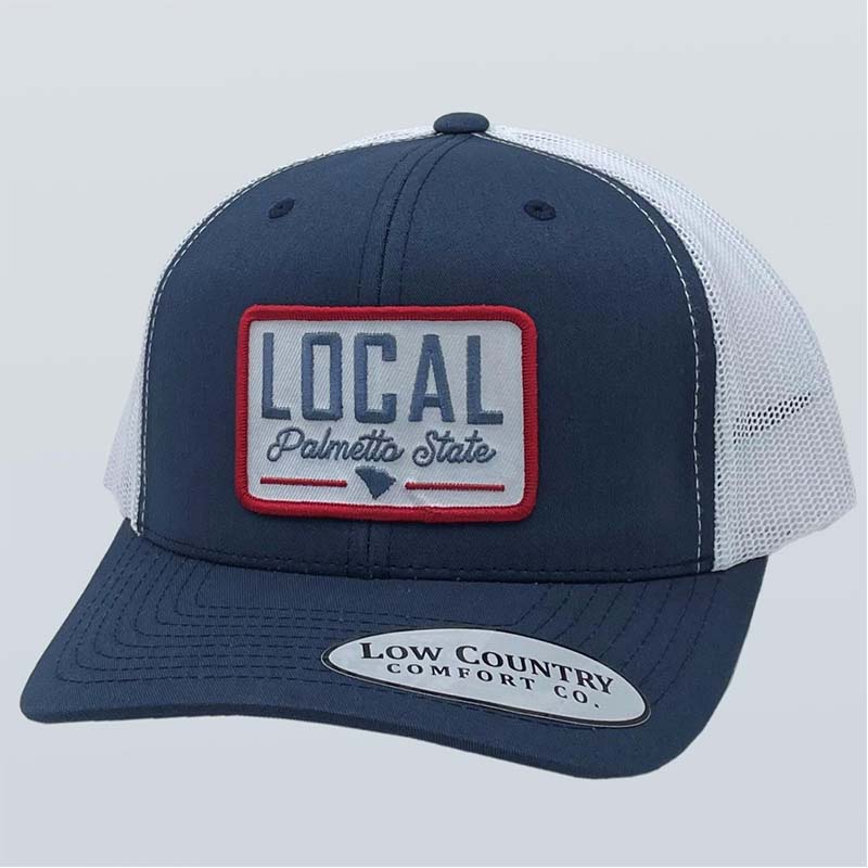  South Carolina Local Woven Patch Hat in Navy 