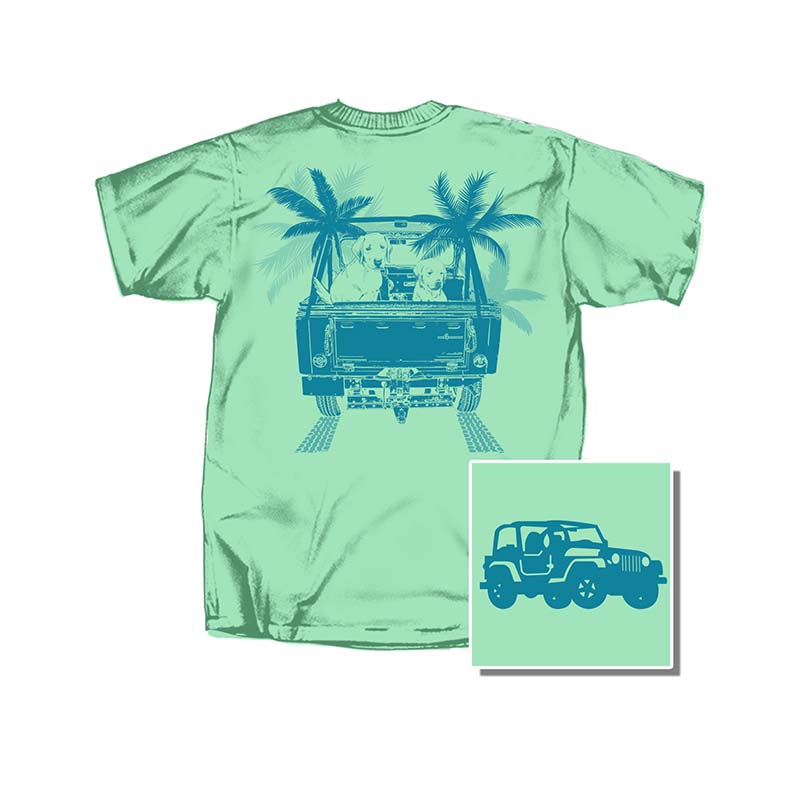  Youth Jeep Puppies Short Sleeve T-Shirt 