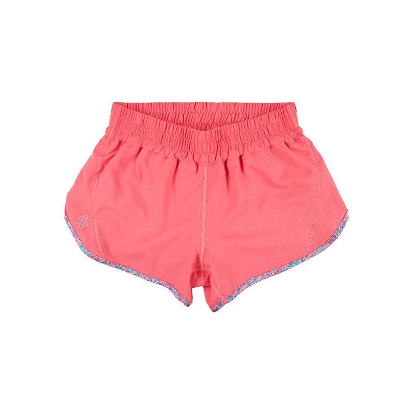 Simply Southern Youth Running Shorts in Salmon | Palmetto Moon