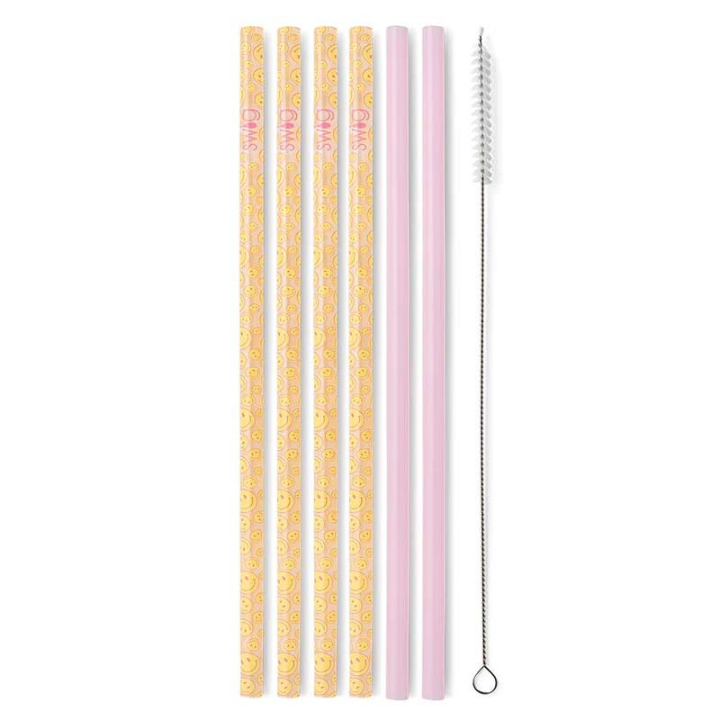  Oh Happy Day and Pink Tall Straw Set 