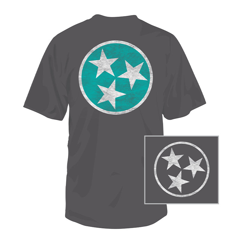  Tennessee Tri-Star Short Sleeve T-Shirt 