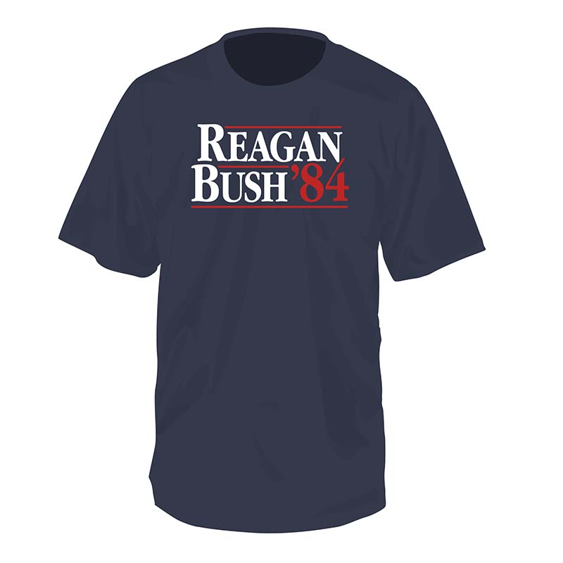  Reagan Bush 84 Short Sleeve T-Shirt 