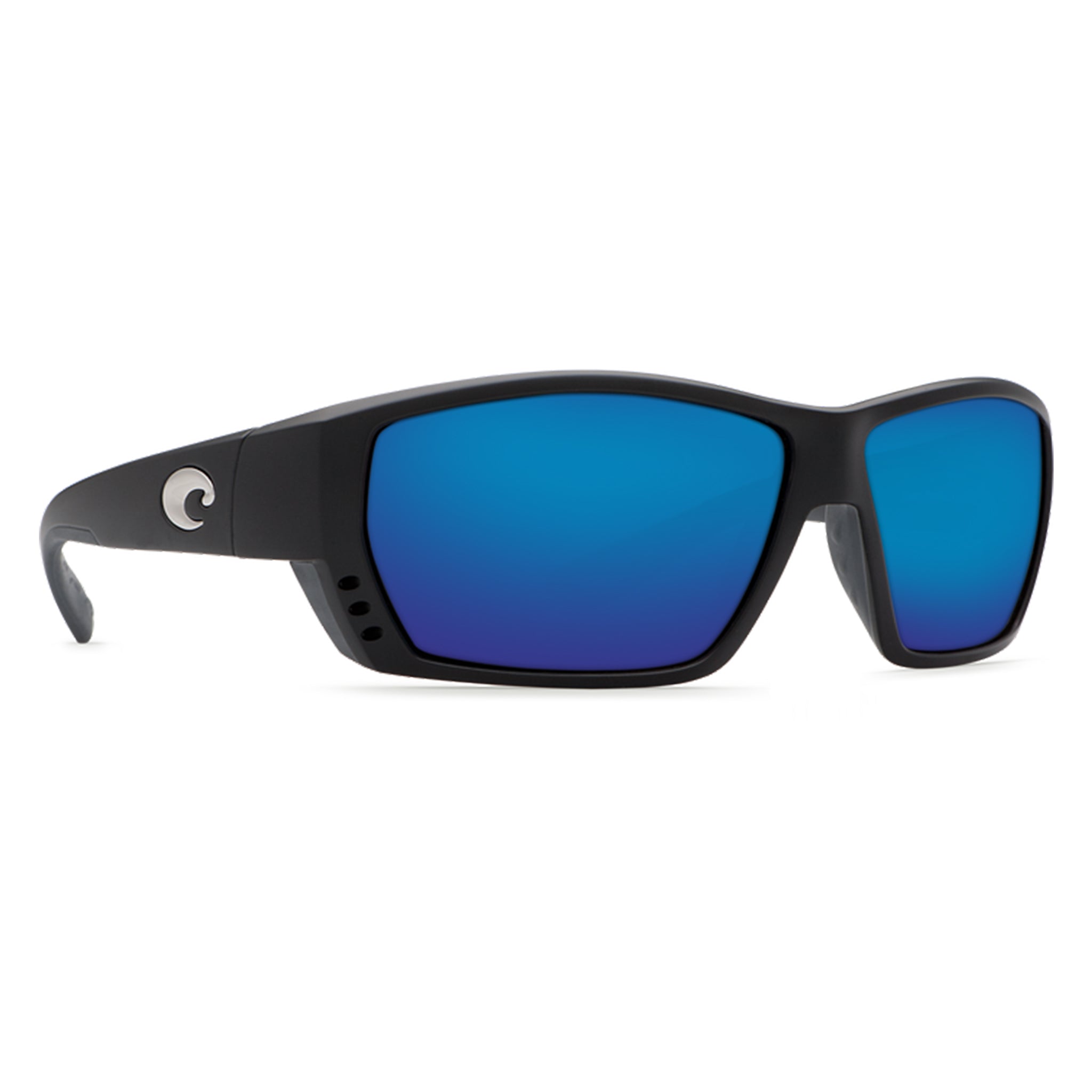  Tuna Alley Matte Black Frame with Blue Mirror 580P 