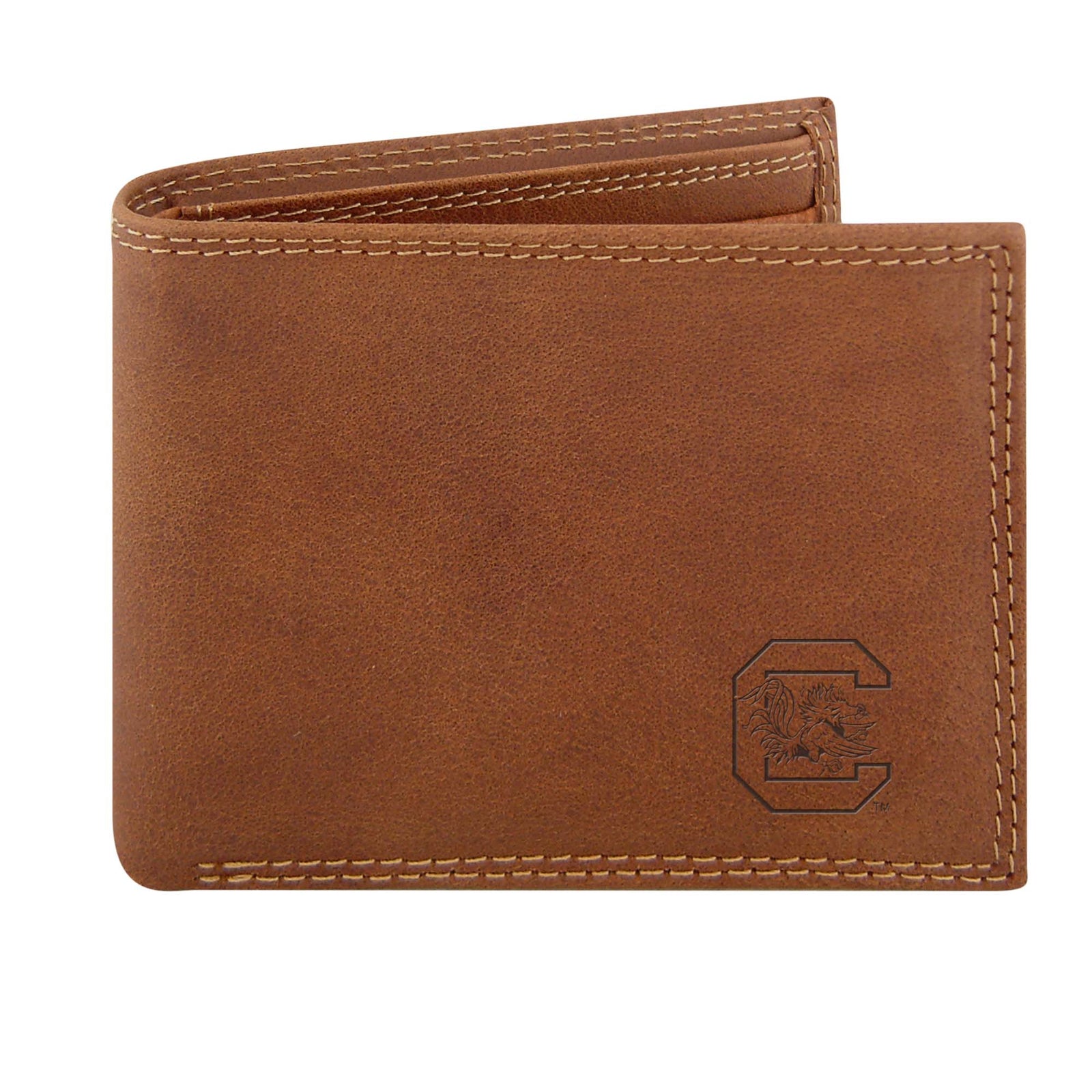 Palmetto Moon Embossed Leather Trifold