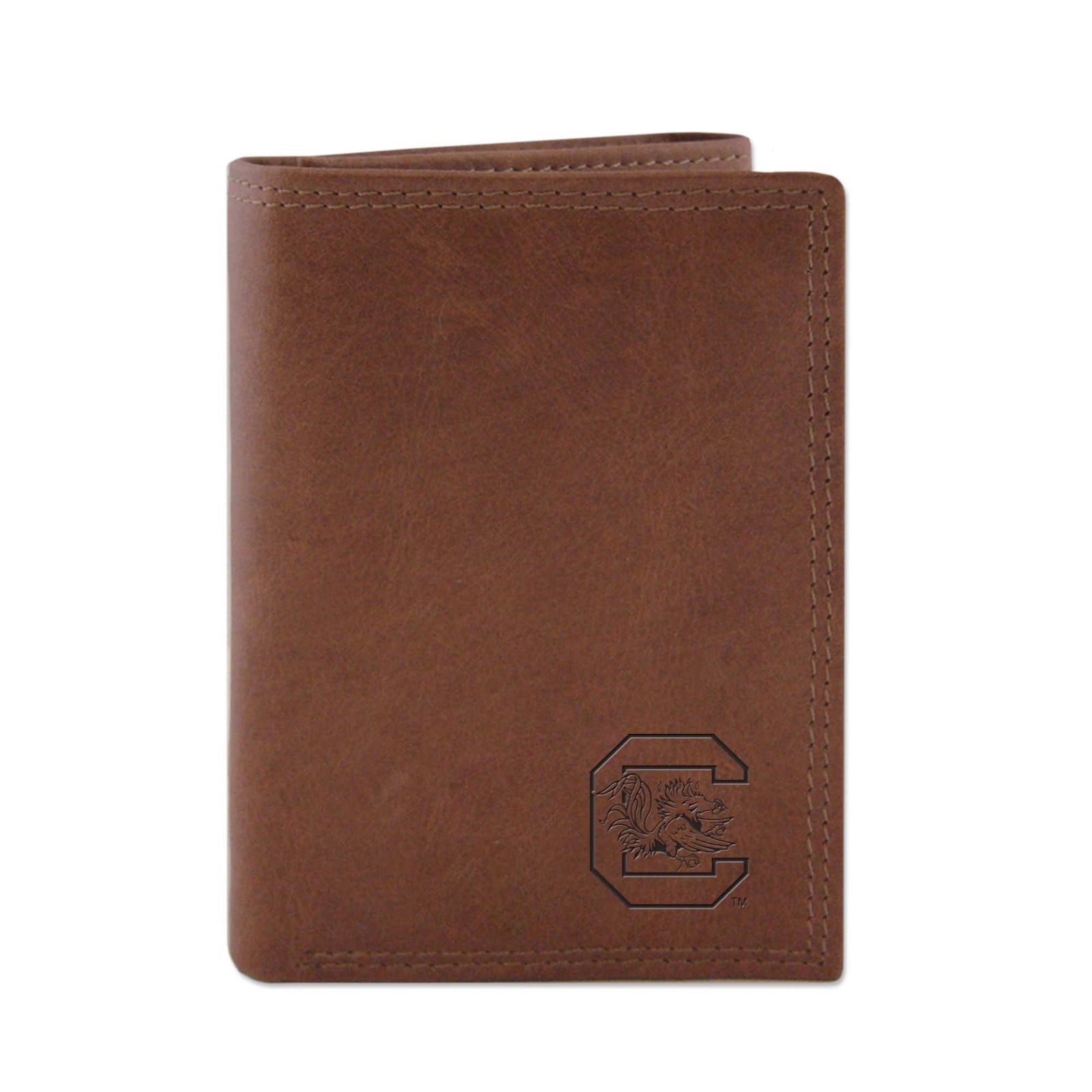 Palmetto Moon Embossed Leather Trifold