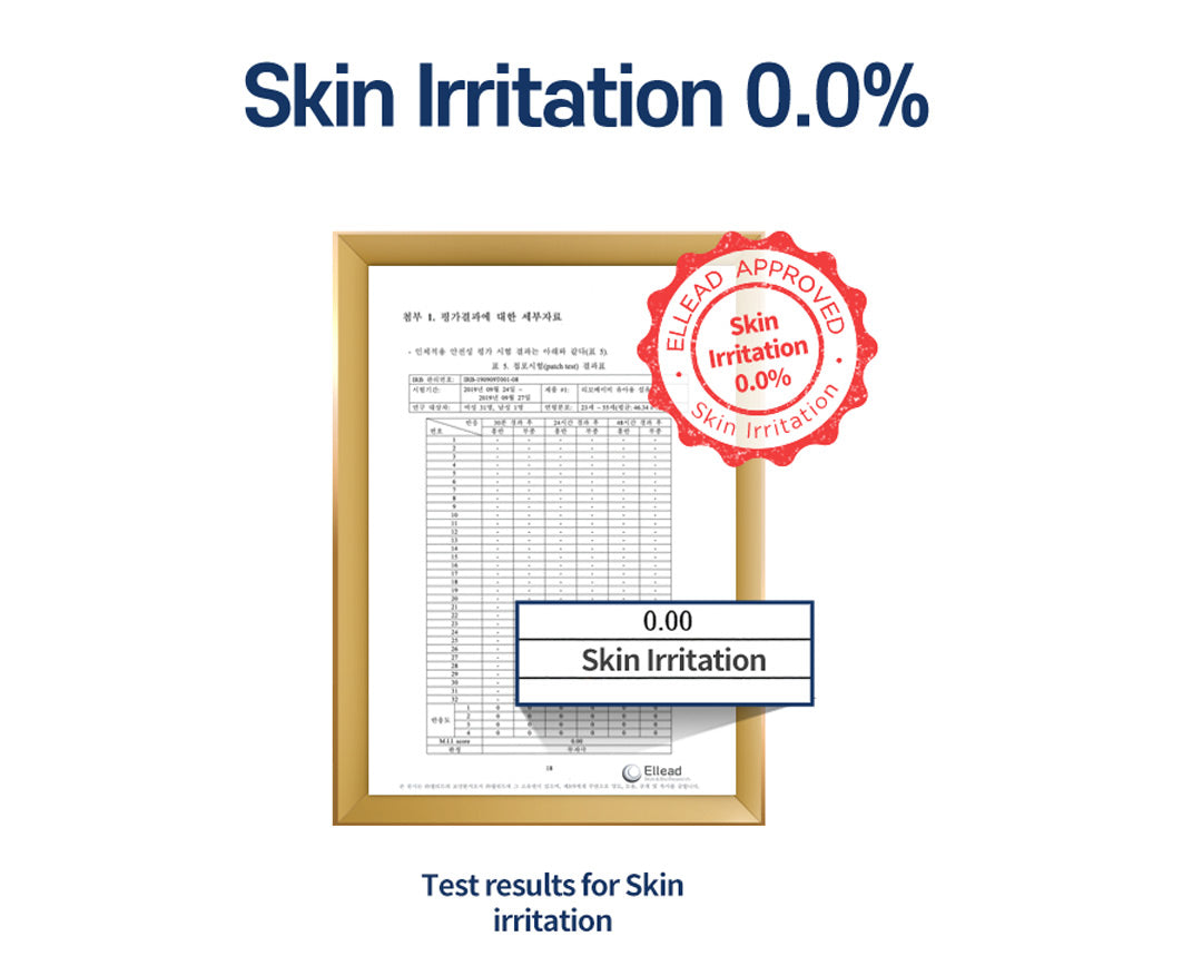0% Skin Irritation