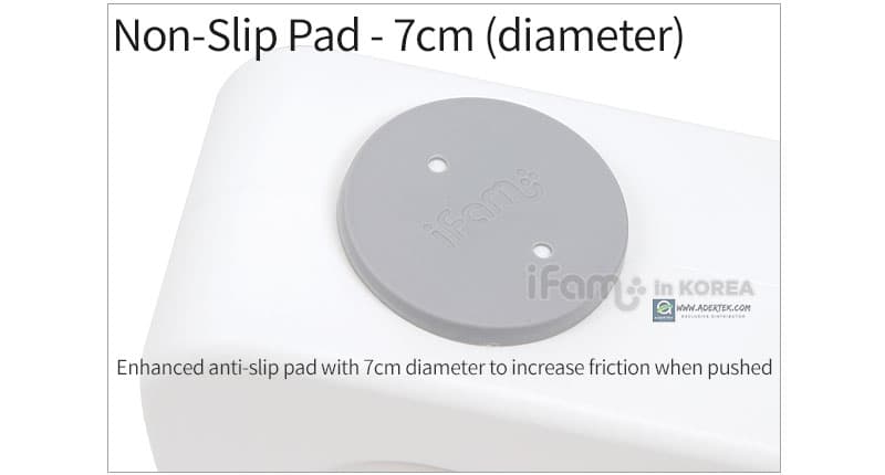 Each holder comes with 7cm diameter anti-slip pad