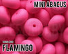 Mini Abacus Flamingo Silicone Beads - Pastel Neon - 5-1,000 (aka bright pin, neon pink, pastel pink) Bulk Silicone Beads Wholesale