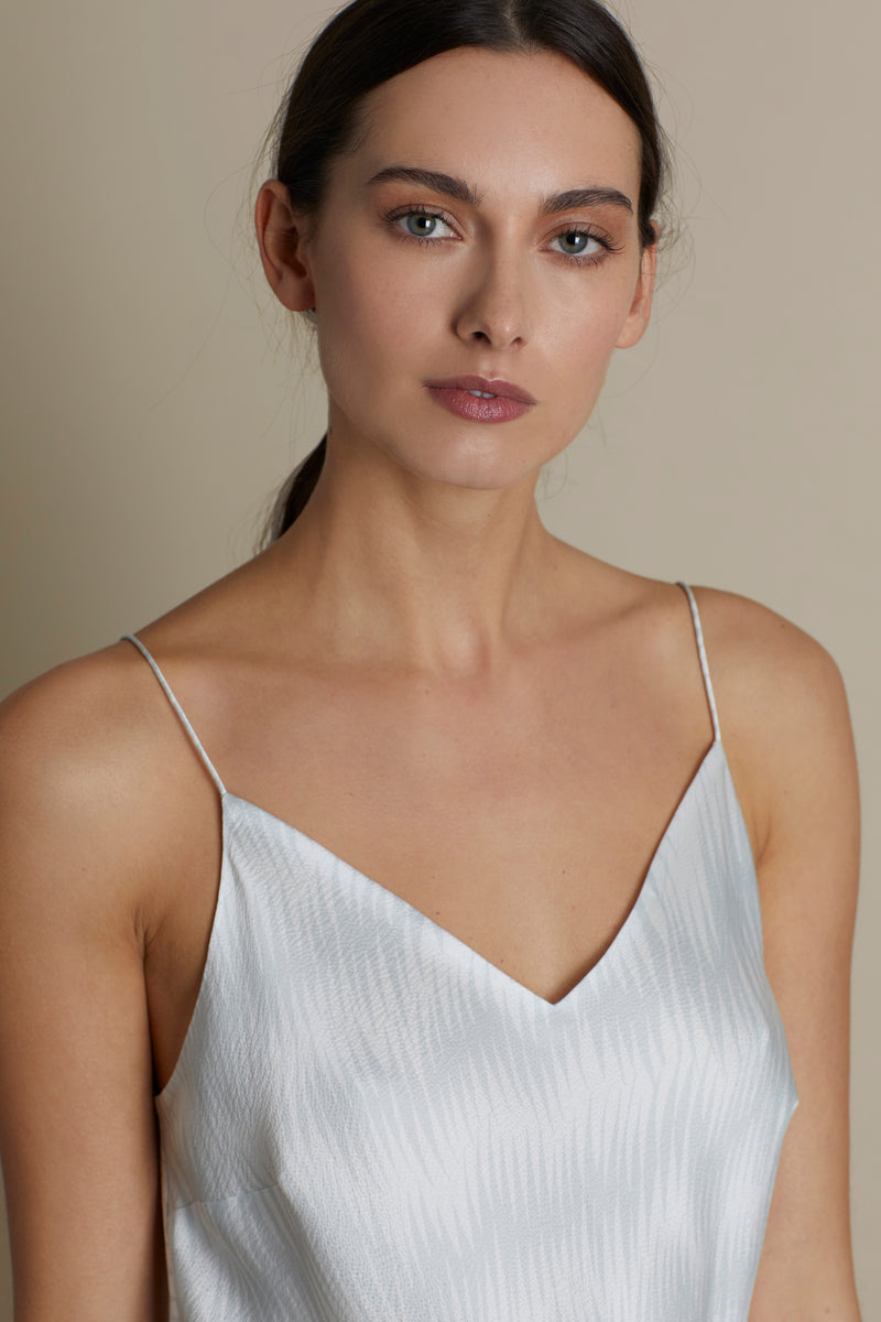Ice Heather Silk Slip Dress – Nicole Farhi