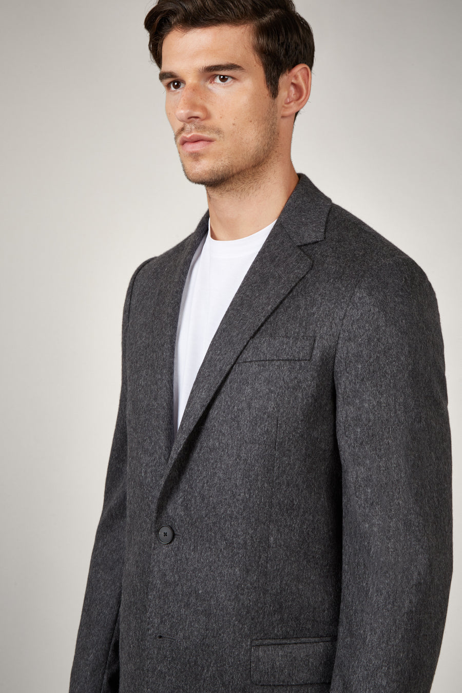 Charcoal Prouve Flannel Blazer Suit – Nicole Farhi