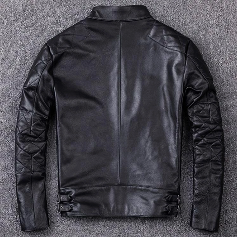 Genuine Leather Moto Style Jacket