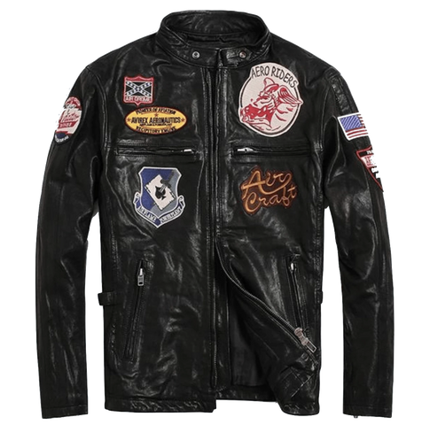 Genuine Cowhide Racer Motorcycle Jacket