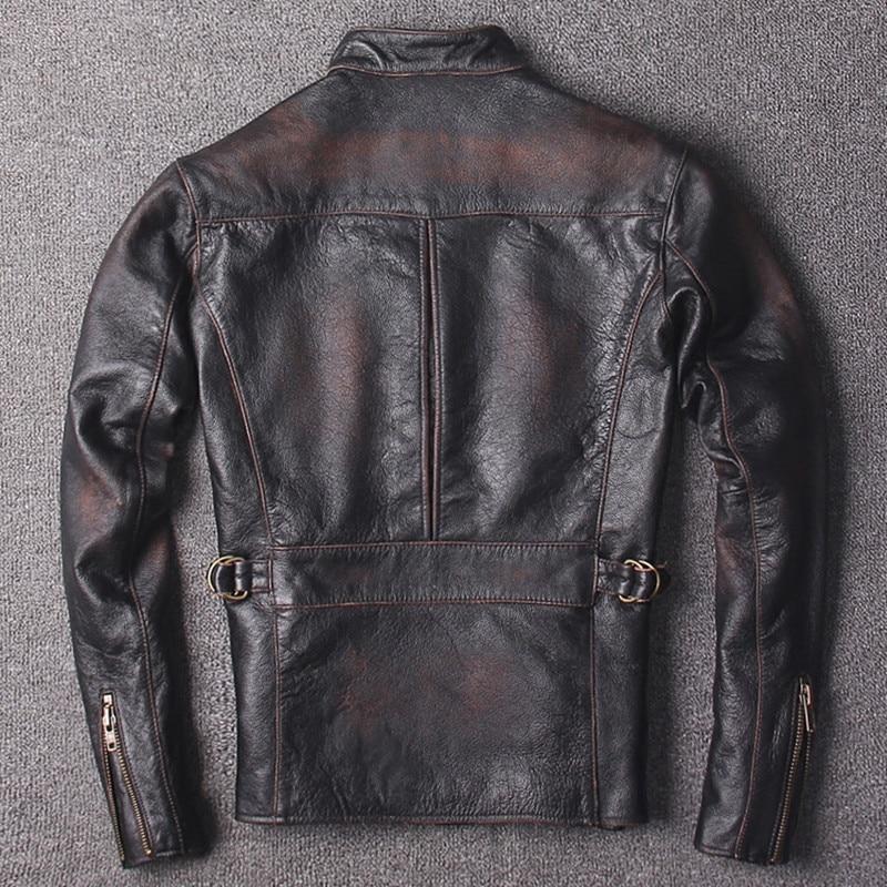 Genuine Cowhide Spring Leather Coat