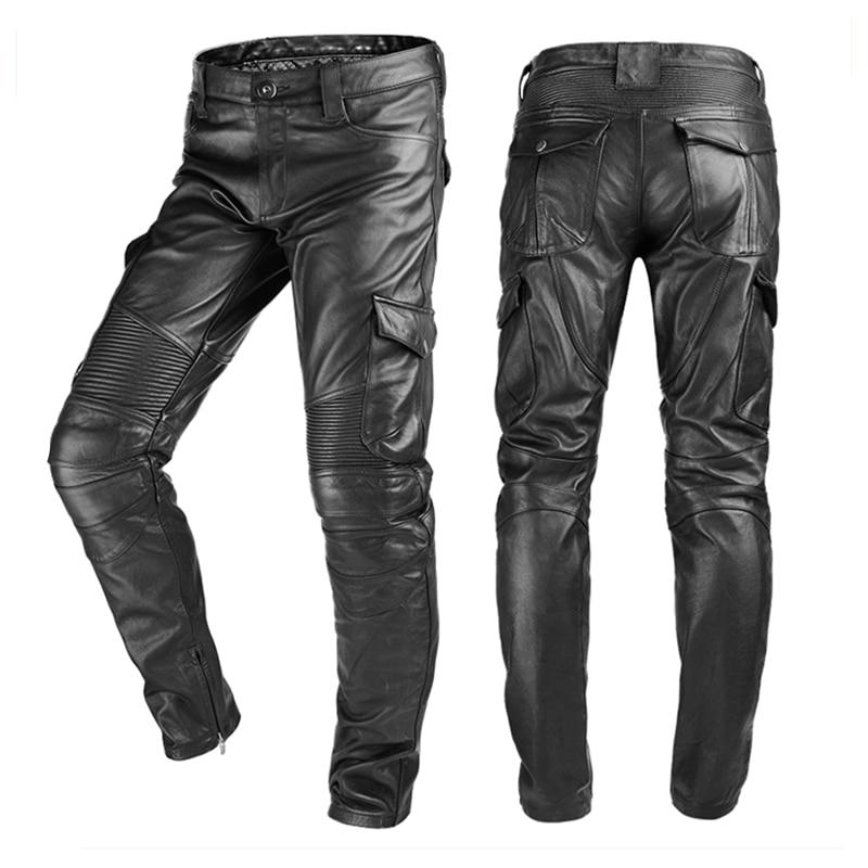 Genuine Leather Motorcycle Trousers