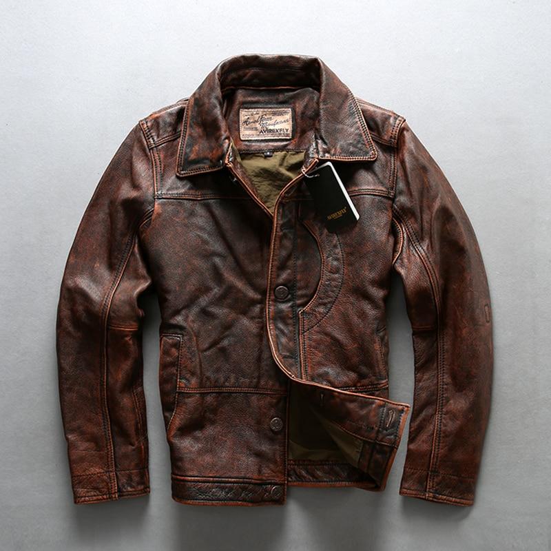 Vintage Genuine Leather Motorcycle Jackets