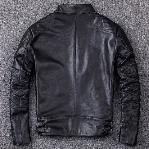Genuine Leather Moto Style Jacket