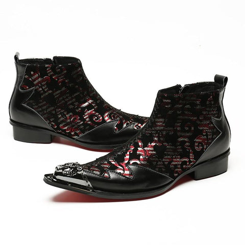 mens metal boots