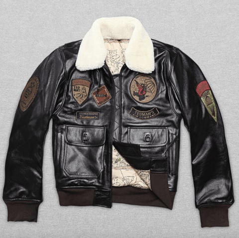 Genuine Cowhide Aviator Jacket