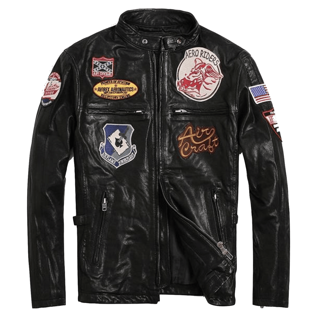 Genuine Cowhide Racer Motorcycle Jacket