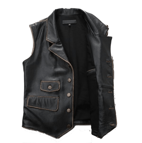 Droog Leather Riding Vest